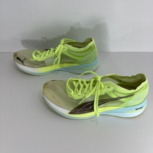 Puma Deviate Nitro Elite Racer Womens Size 9 Running Shoes Lightweight 376444-02 - Picture 10 of 14